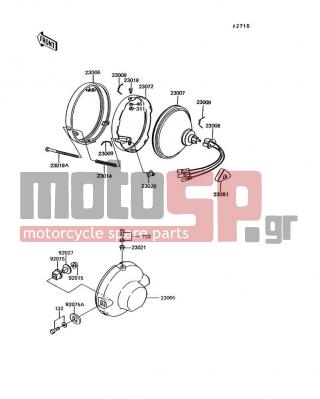 KAWASAKI - KE100 1994 -  - Headlight(s)