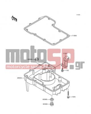 KAWASAKI - NINJA® ZX™-6 1994 - Engine/Transmission - Oil Pan