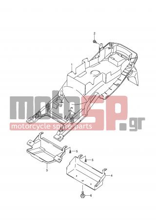 SUZUKI - GSF650SA (E2) 2008 - Body Parts - REAR FENDER