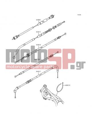 KAWASAKI - ELIMINATOR 250 1993 -  - Cables - 54001-1123 - CABLE-SPEEDOMETER