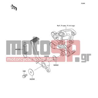 KAWASAKI - NINJA® ZX™-14R ABS 2013 -  - Brake Pedal/Torque Link - 13236-0096 - LEVER-COMP,BRAKE PEDAL