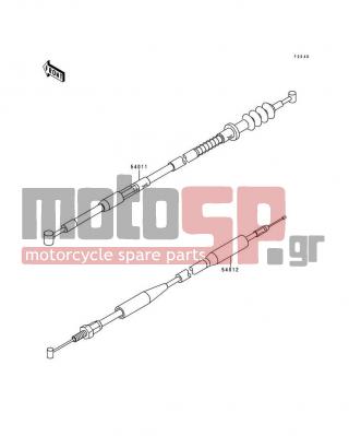KAWASAKI - KX80 1993 -  - Cable - 54011-1311 - CABLE-CLUTCH