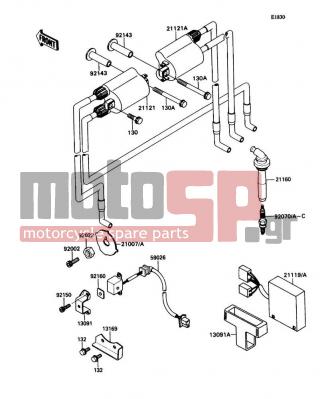 KAWASAKI - NINJA® ZX™-11 1993 -  - Ignition Coil - 92070-1142 - PLUG-SPARK,C9E(NGK)