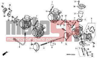 HONDA - CBR600F (ED) 1999 - Κινητήρας/Κιβώτιο Ταχυτήτων - CARBURETOR (COMPONENT PARTS) - 99103-MT2-040 - JET, SLOW, #40