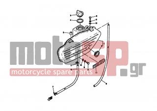 YAMAHA - TY50 (EUR) 1978 - Frame - OIL TANK - 538-21705-00-L3 - Oil Tank Ass'y Competition Lig