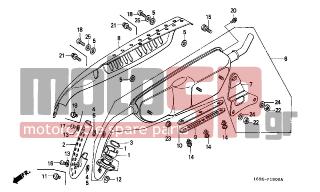 HONDA - Z50J (FI) 1993 - Exhaust - EXHAUST MUFFLER - 94101-06000- - WASHER, PLAIN, 6MM