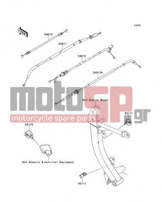 KAWASAKI - VERSYS® 1000 (EUROPEAN) 2013 -  - Cables - 54011-0554 - CABLE-CLUTCH