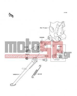 KAWASAKI - VERSYS® 1000 (EUROPEAN) 2013 -  - Stand(s) - 92145-0562 - SPRING,SIDE STAND