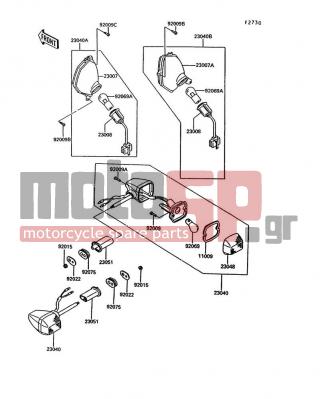 KAWASAKI - CONCOURS 1992 -  - Turn Signals