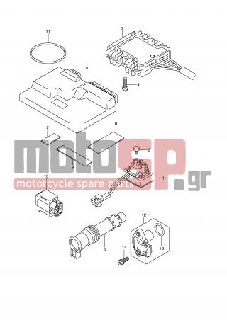 SUZUKI - AN650A (E2) ABS Burgman 2009 - Electrical - ELECTRICAL (MODEL L0) - 31800-10G00-000 - RELAY ASSY, STARTING MOTOR