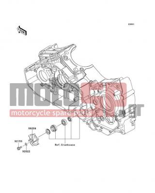 KAWASAKI - VULCAN 1700 VAQUERO (CANADIAN) 2013 - Κινητήρας/Κιβώτιο Ταχυτήτων - Water Pump - 59256-0002 - IMPELLER