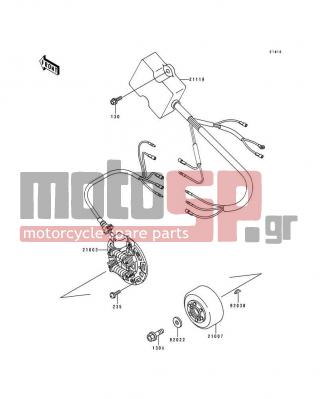 KAWASAKI - KX125 1992 -  - Generator