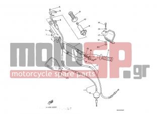 YAMAHA - IT200 (EUR) 1986 - Frame - STEERING HANDLE CABLE - 1LX-26241-00-00 - Grip (left)