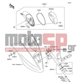 KAWASAKI - VULCAN 900 CLASSIC (CANADIAN) 2013 -  - Taillight(s) - 92069-1055 - BULB,12V 5W