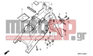 HONDA - CBF250 (ED) 2006 - Body Parts - REAR FENDER - 90111-162-000 - BOLT, FLANGE, 6MM