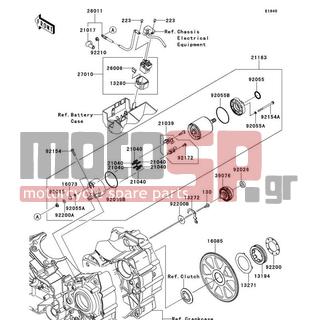 KAWASAKI - VULCAN® 1700 VAQUERO® 2013 -  - Starter Motor - 13271-0037 - PLATE