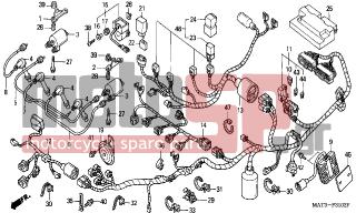 HONDA - CBR1100XX (ED) 2003 - Electrical - WIRE HARNESS (1-2-3-4) - 90091-P0A-000 - BOLT, POWER STEERING PUMP ADJUSTING