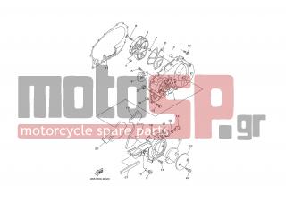 YAMAHA - XP500 T-MAX ABS (GRC) 2008 - Engine/Transmission - CRANKCASE COVER 1 - 95022-06035-00 - Bolt, Flange