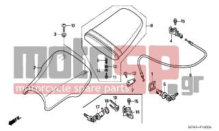 HONDA - CBR600RR (ED) 2006 - Body Parts - SEAT - 90118-MR1-000 - SCREW, PAN, 6X14