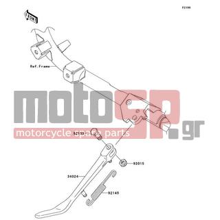 KAWASAKI - VULCAN® 900 CLASSIC 2013 -  - Stand(s) - 92145-0687 - SPRING,SIDE STAND