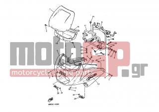 YAMAHA - XJ600S (EUR) 1994 - Body Parts - COWLING 1 - 4BR-28357-00-00 - Stay 2