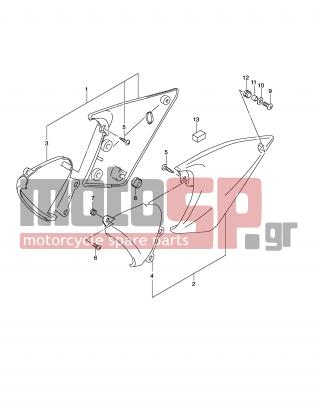 SUZUKI - GSF600S (E2) 2003 - Body Parts - FRAME COVER (MODEL K2/K3/K4) - 47221-31F01-000 - COVER, FRONT LH