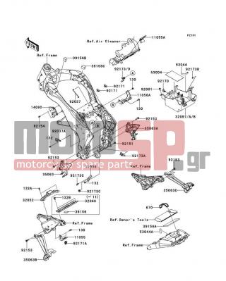 KAWASAKI - Z1000 2013 -  - Frame Fittings