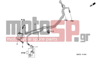 HONDA - CBR1100XX (ED) 2005 - Brakes - PROPORTIONING CONTROL VALVE - 43321-MY4-003 - JOINT A, MASTER CYLINDER PIPE