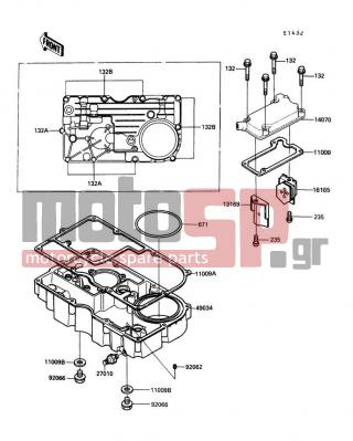 KAWASAKI - CONCOURS 1990 - Engine/Transmission - Breather Body/Oil Pan - 27010-1155 - SWITCH,OIL PRESSURE