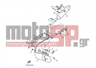 YAMAHA - DT200R (EUR) 1989 - Exhaust - EXHAUST - 3BN-14758-00-00 - Protecter, Silencer