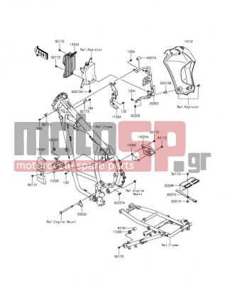 KAWASAKI - KLR™650 2016 -  - Frame Fittings - 92161-0510 - DAMPER