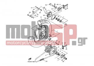 YAMAHA - FJ1200A (EUR) 1992 - Frame - REAR WHEEL