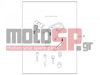 HONDA - FMX650 (ED) 2005 - Body Parts - RR. CARRIER - 08L42-MFC-80008 - PROTECTOR RUBBER