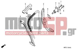 HONDA - CBF500A (ED) ABS 2006 - Engine/Transmission - CAM CHAIN/TENSIONER - 14520-MY5-851 - LIFTER COMP., TENSIONER