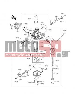 KAWASAKI - KLX®140 2012 - Engine/Transmission - Carburetor - 16021-1203 - SCREW-THROTTLE STOP