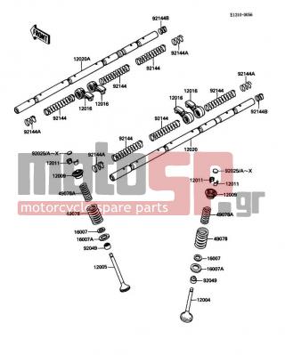 KAWASAKI - NINJA® ZX™-10 1989 - Engine/Transmission - Valve(s)