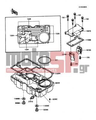 KAWASAKI - CONCOURS 1988 - Engine/Transmission - Breather Cover/Oil Pan - 11009-1390 - GASKET,OIL PAN