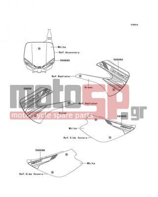 KAWASAKI - KX™100 2012 - Body Parts - Decals(DCF)