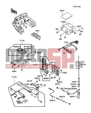 KAWASAKI - VOYAGER 1988 - Εξωτερικά Μέρη - Other - 26006-1001 - FUSE,2A,L=30