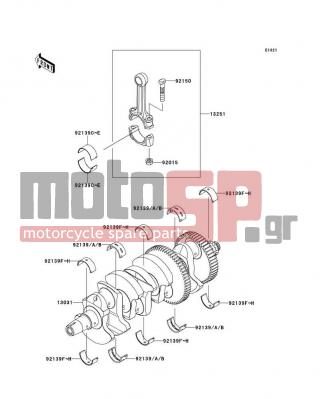 KAWASAKI - NINJA® 1000 ABS 2012 - Κινητήρας/Κιβώτιο Ταχυτήτων - Crankshaft