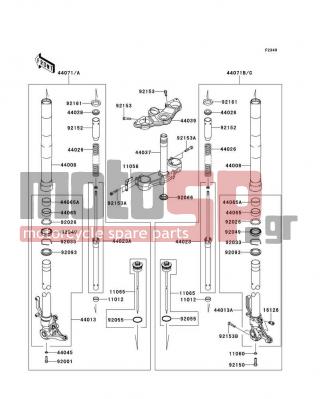 KAWASAKI - NINJA® 1000 ABS 2012 -  - Front Fork - 11060-1180 - GASKET,FORK CYLINDER BOLT