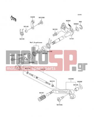 KAWASAKI - NINJA® 1000 ABS 2012 - Κινητήρας/Κιβώτιο Ταχυτήτων - Gear Change Mechanism - 92145-1122 - SPRING
