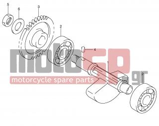 SUZUKI - DR-Z400 S (E2) 2002 - Engine/Transmission - CRANK BALANCER -  - BEARING 