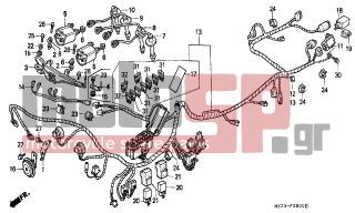 HONDA - CBR1000F (ED) 1995 - Electrical - WIRE HARNESS - 30751-MM5-020 - CAP ASSY. 1, HIGH TENSION