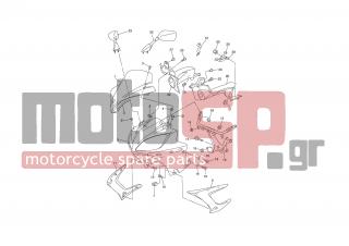 YAMAHA - FZ6-SA (GRC) 2007 - Body Parts - COWLING 1 - 90110-05201-00 - Bolt, Hexagon Socket Head