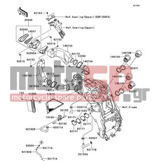 KAWASAKI - NINJA® ZX™-14R 2012 - Engine/Transmission - Air Cleaner - 14037-0044 - SCREEN
