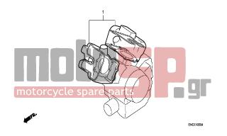 HONDA - XRV750 (ED) Africa Twin 1997 - Engine/Transmission - GASKET KIT A - 91316-MN8-000 - SEAL, WATER PIPE, 28MM