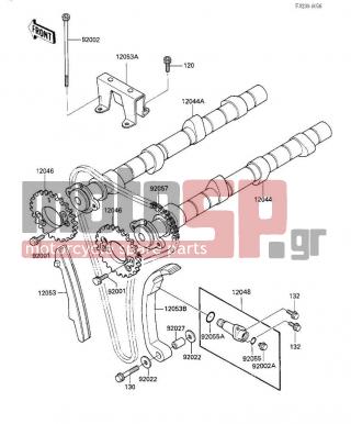 KAWASAKI - NINJA® 1000R 1986 - Engine/Transmission - CAMSHAFT/CHAIN/TENSIONER