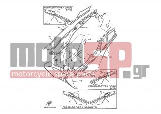 YAMAHA - TDR125 (GRC) 1997 - Body Parts - SIDE COVER - 90480-08264-00 - Grommet
