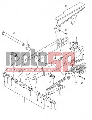 SUZUKI - DR-Z400 S (E2) 2006 - Suspension - REAR SWINGING ARM - 09263-22064-000 - BEARING, OUTER (22X35X2)